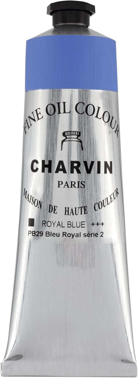 Charvin Professional Artist Quality Oil Paints in Royal Blue 150 ml