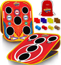 Bean Bag Toss Game Set - 2-in-1 Backyard Arcade for Kids