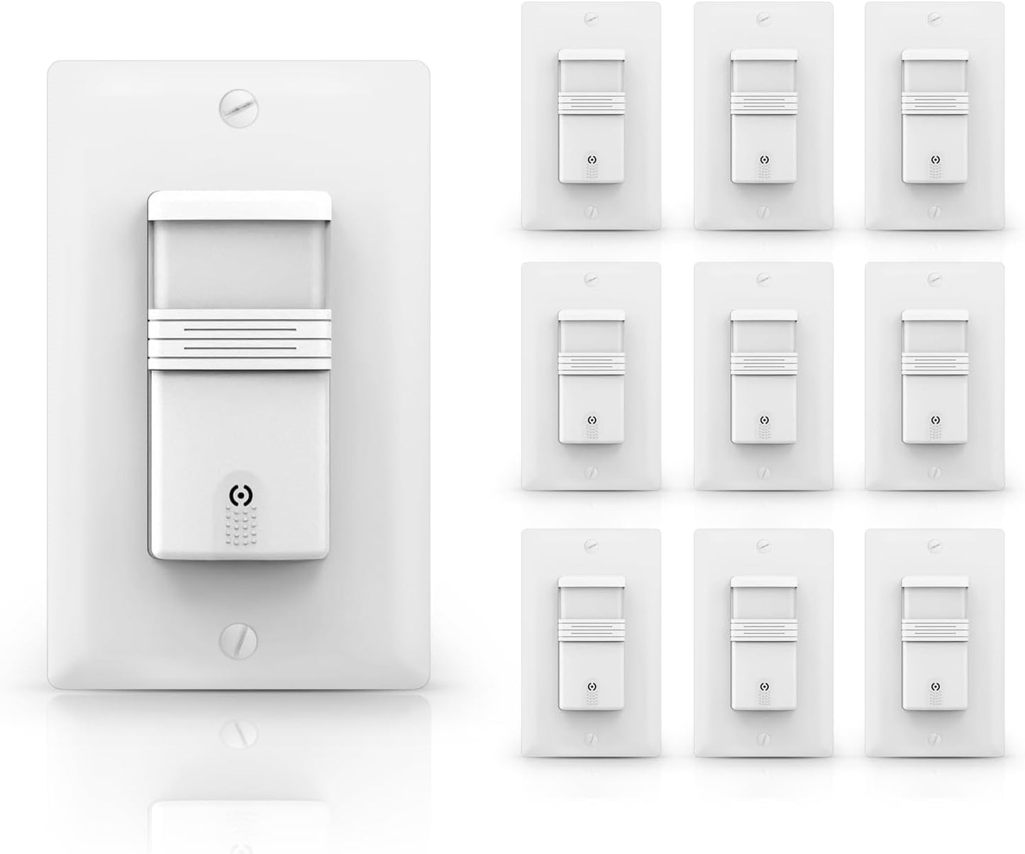 ECOELER 4Pack Motion Sensor Light Switch for Hands-Free Control