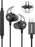 USB C Headphones Type C Earbuds with Mic and Volume Control - Wired