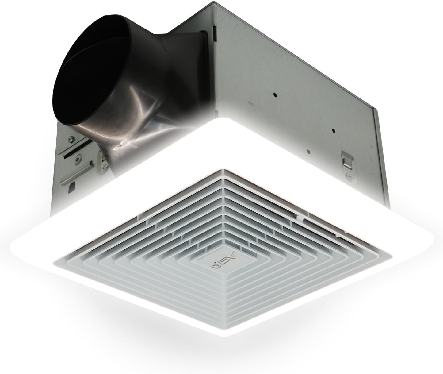BV LED Bathroom Exhaust Fan With Light - Ultra Quiet 110CFM