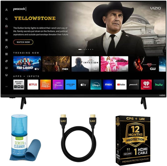 VIZIO 43-Inch Quantum 4K QLED Smart TV Bundle for Gamers