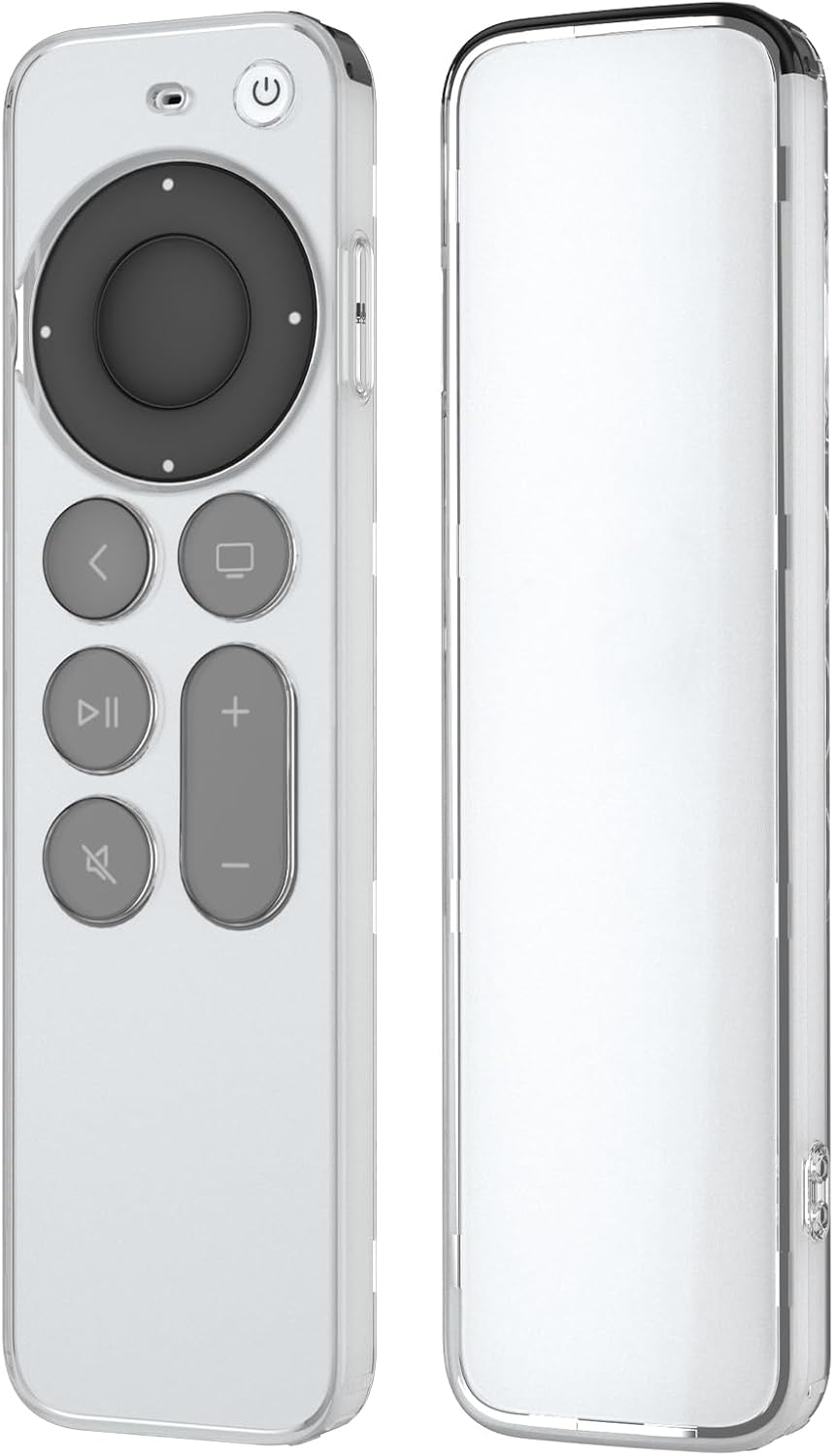 Shinny Clear Remote Case for Apple TV 4K/HD GEITOO