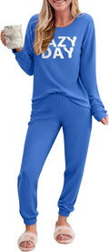 Ekouaer Pajama Sets for Women 2 Piece Plaid Pjs - Soft Gingham Lounge
