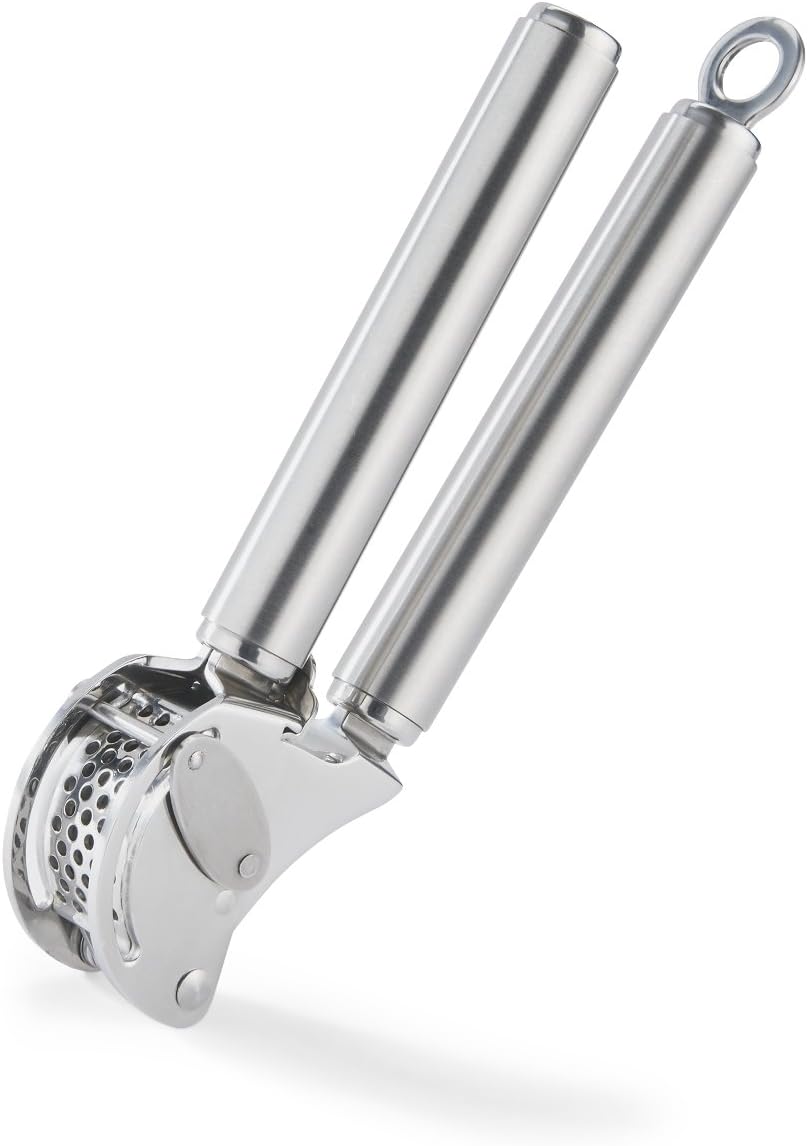 Rosle Stainless Steel Garlic & Ginger Press for Easy Mincing