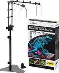 Repti Zoo Reptile Dual Lamp Stand Adjustable Light Holder - Flexible