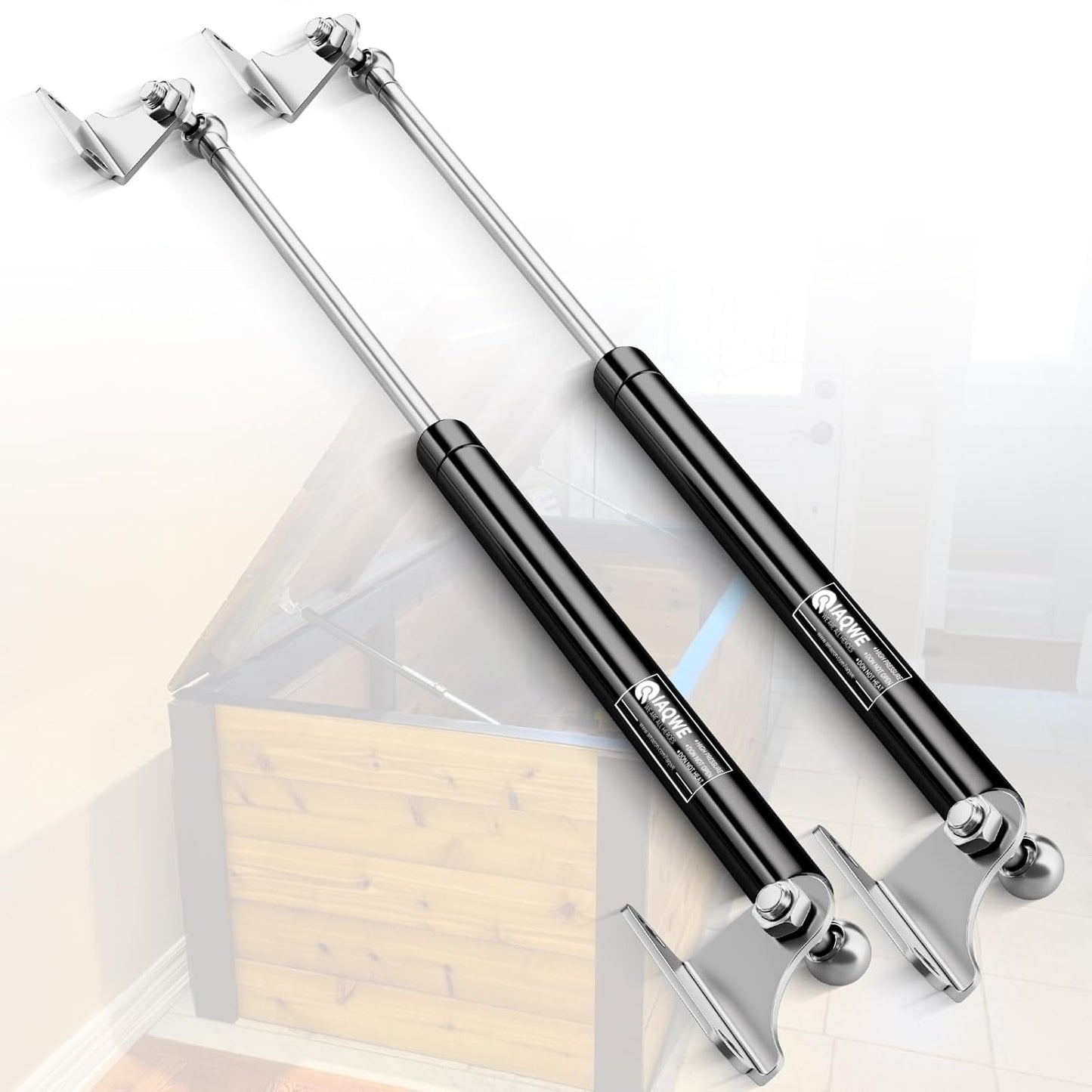 25 Inch Gas Struts 67Lbs Heavy Duty Support for Various Uses