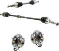 Front Driver & Passenger Drivetrain Kit CV Axle and Hub Assembly