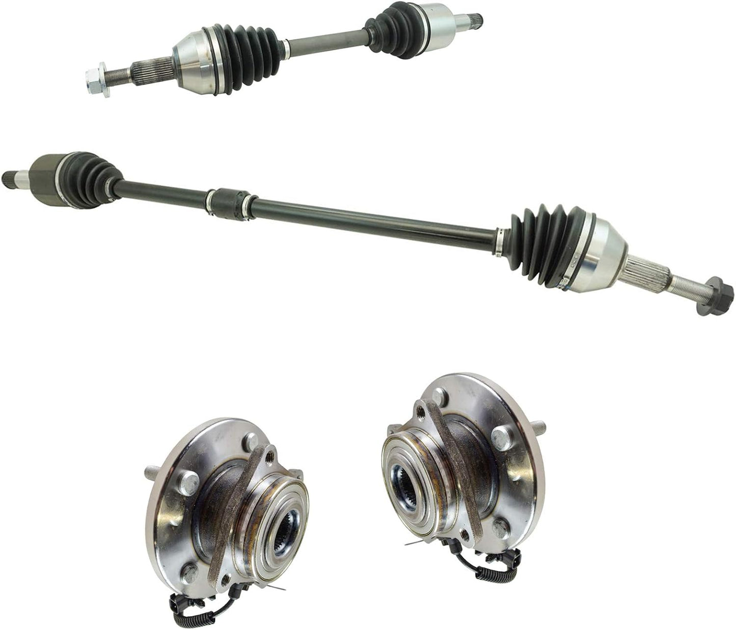 TRQ Front Driver & Passenger Side Drivetrain Kit for Chrysler