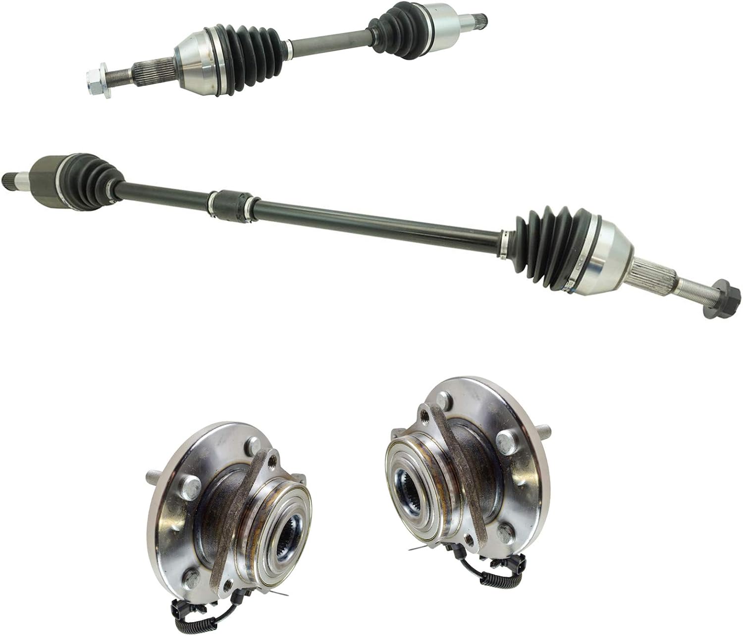 TRQ Front Driver & Passenger Side Drivetrain Kit for Chrysler