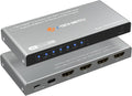 4K 60Hz 4x1 HDMI & USB-C Switch - Easy 4-Input Switching