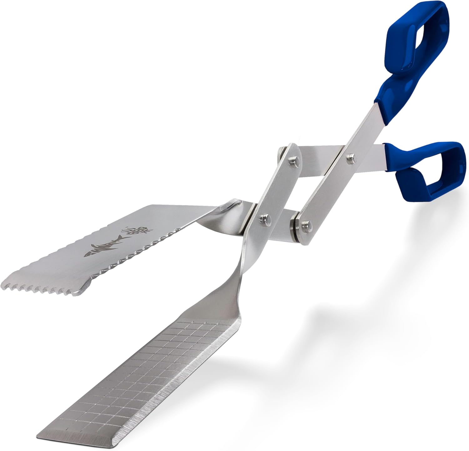Shark BBQ Grill Tongs - 17 inch Long Reach Grilling Tool