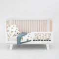 Work Trucks Toddler Bedding 3-Piece Set - Soft Muslin for Convertible