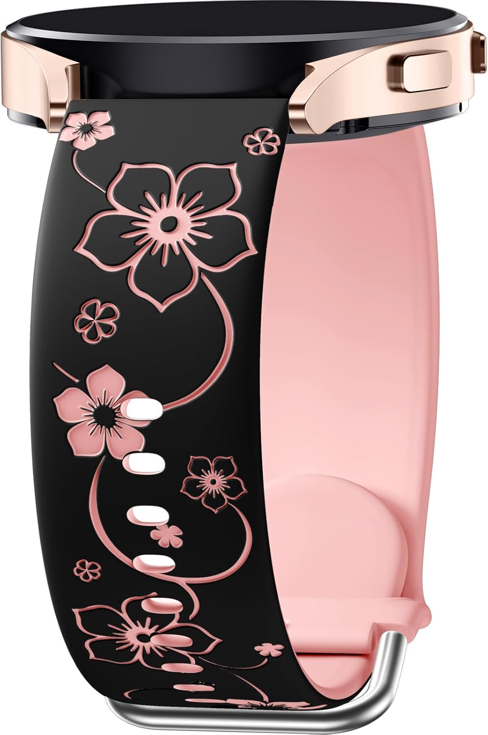 Odbeai Flower Engraved Band - Stunning & Durable!
