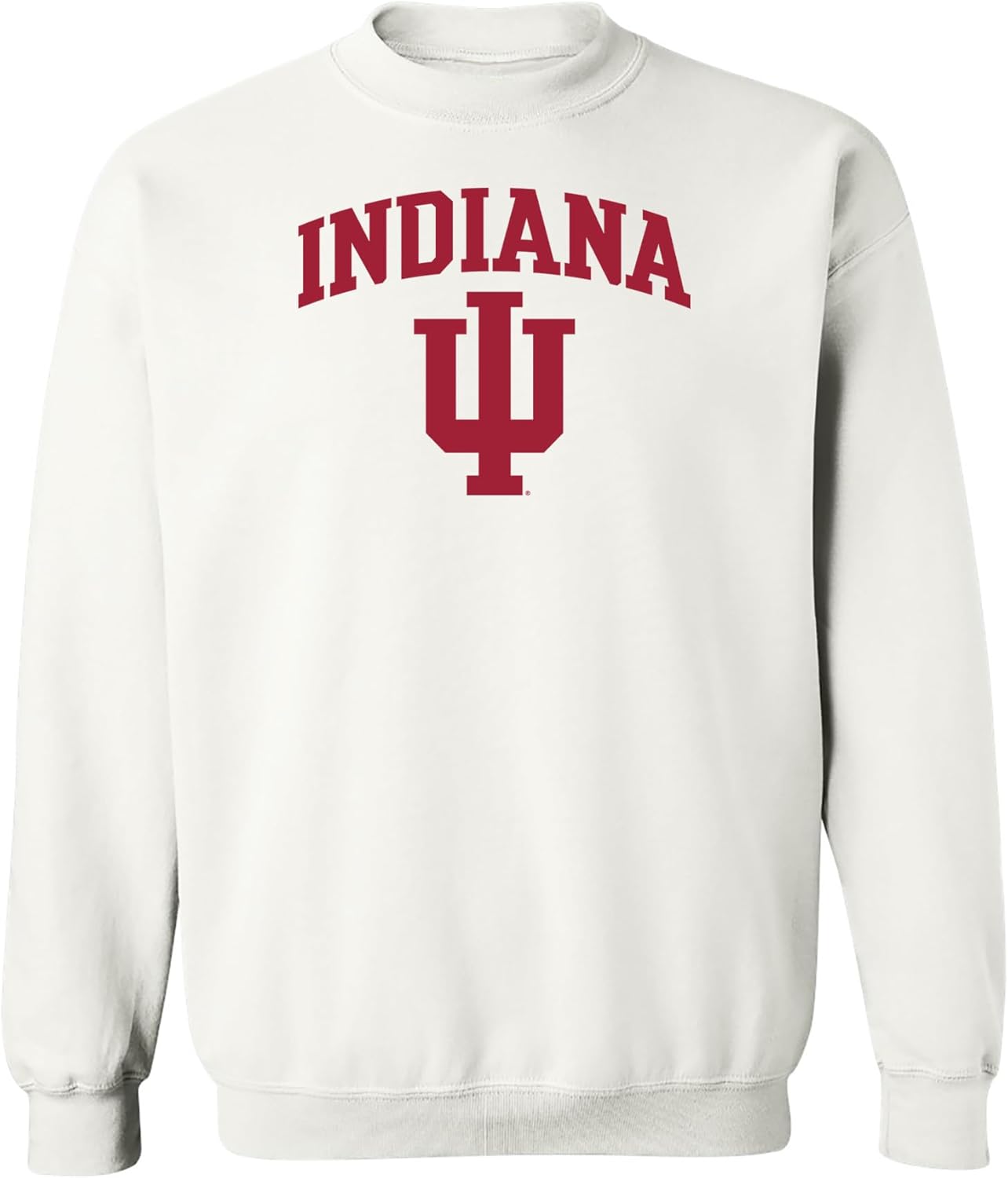 NCAA Arch Logo Team Color Crewneck Sweatshirt for Fans