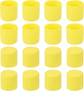 16Pcs Non-Slip 1 Chair Leg Caps - Yellow