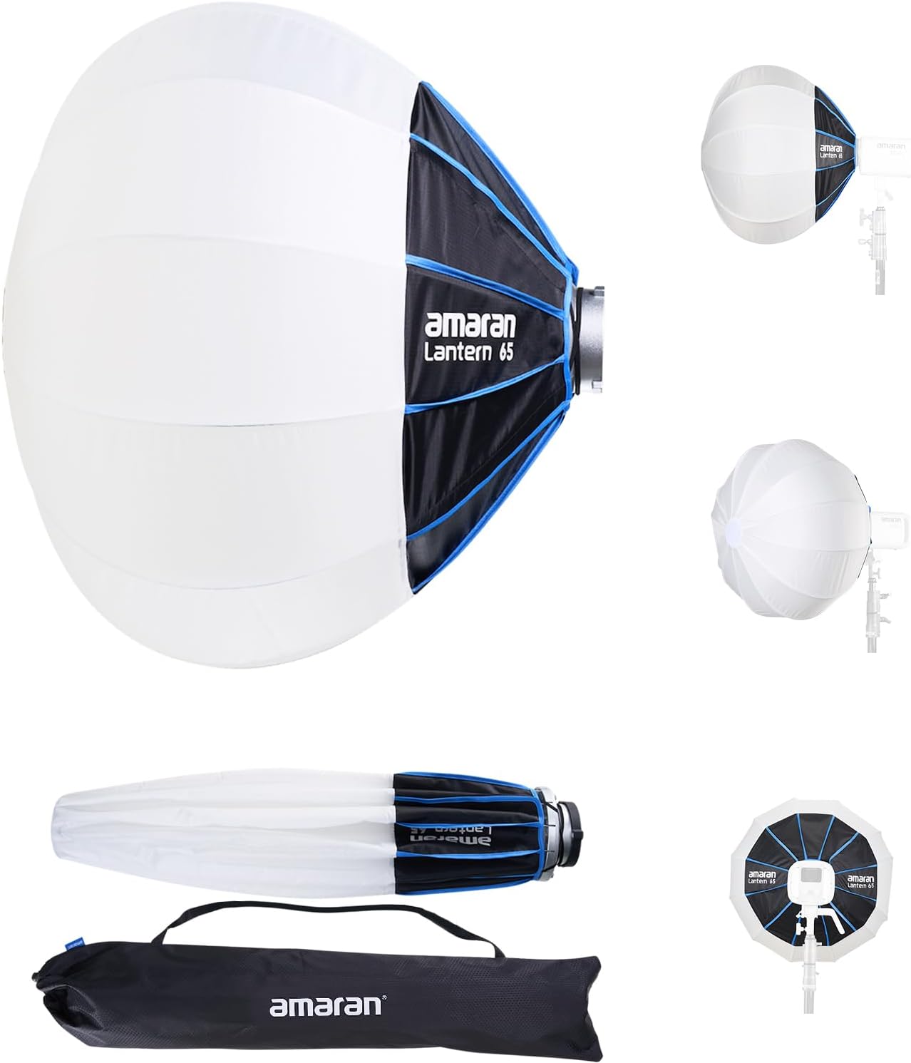 Amaran Lantern 65: Portable 2ft Soft Light Modifier for Video