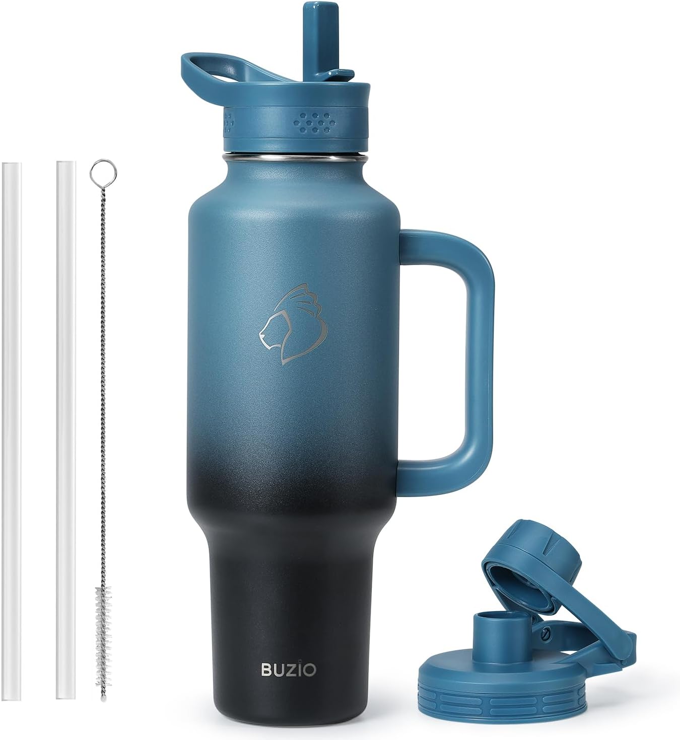 BUZIO 40 oz Tumbler with Handle for Ultimate Hydration Needs
