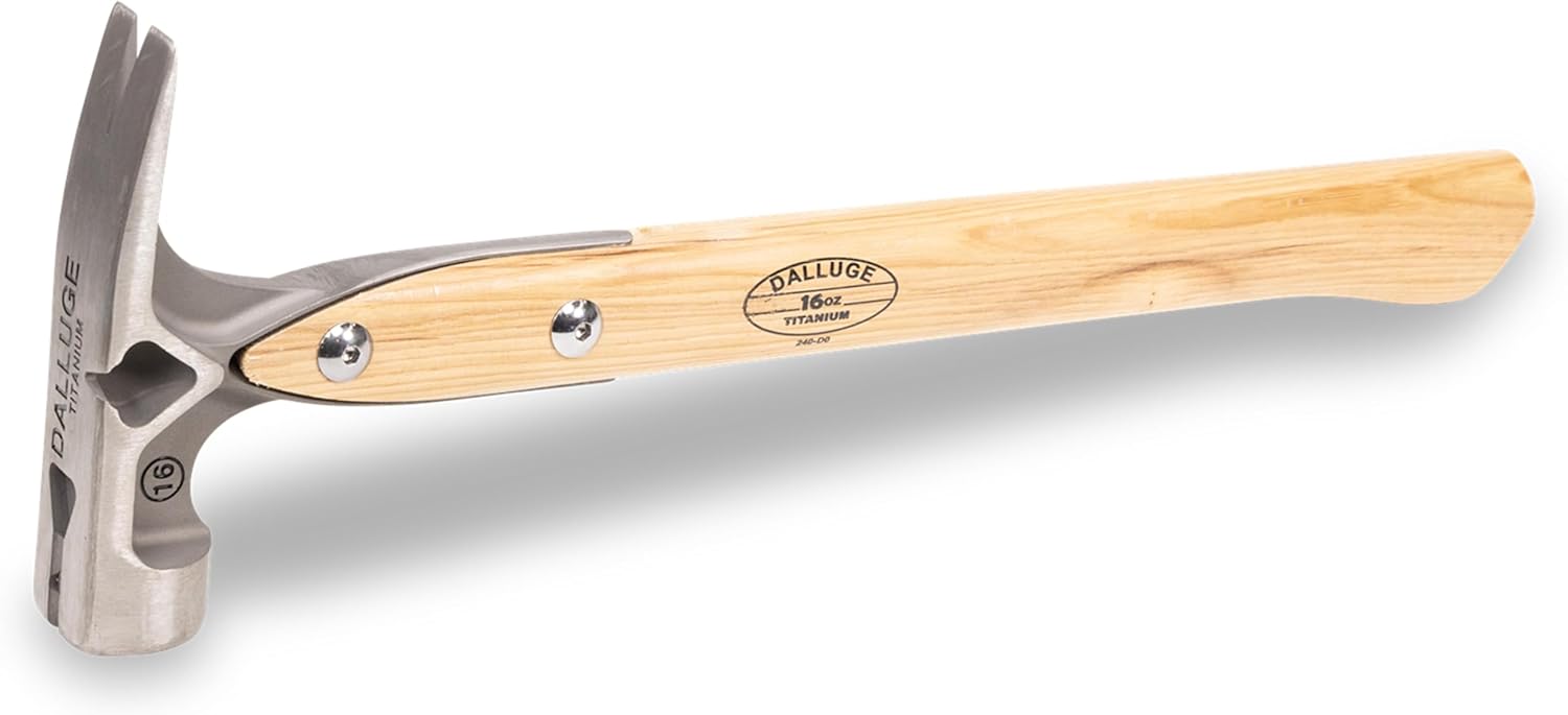 VAUGHAN DALLUGE 16oz Titanium Hammer with Magnetic Nail Holder