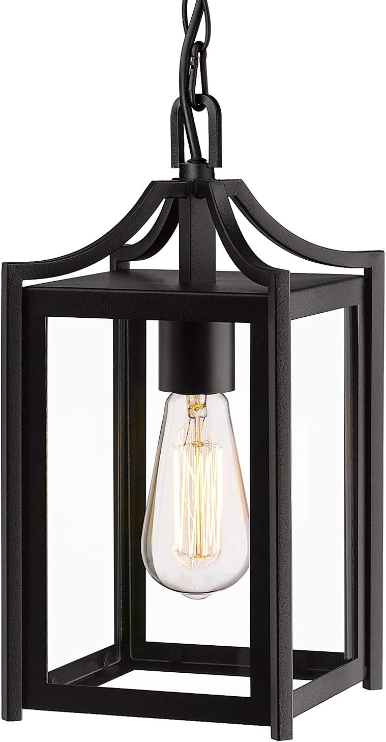 Modern Outdoor Hanging Lantern for Porch and Gazebo Lighting