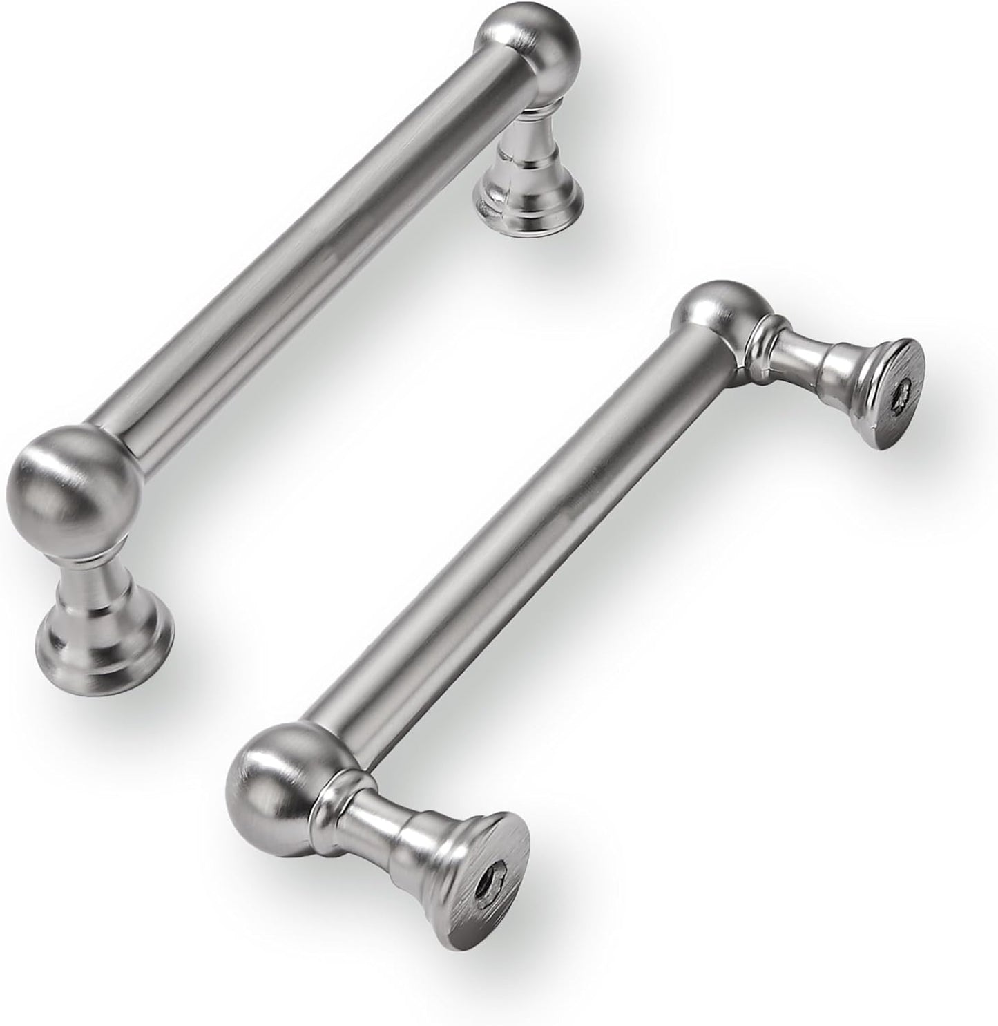 Durable 3 Inch Hole Center Brushed Satin Nickel Cabinet Pulls