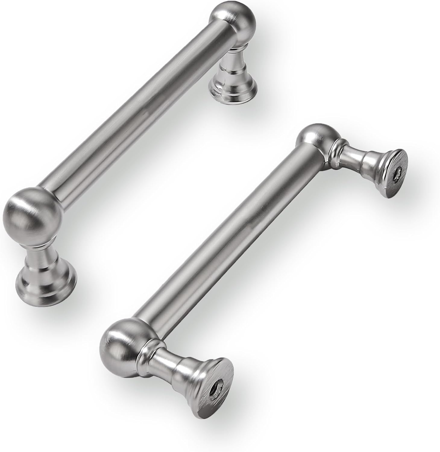 Durable 3 Inch Hole Center Brushed Satin Nickel Cabinet Pulls