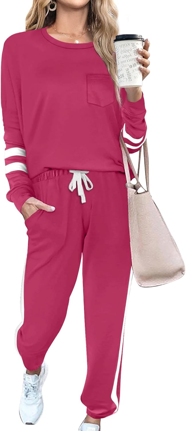 RUBZOOF Lounge Sets for Women 2 Piece Travel Sweatsuits