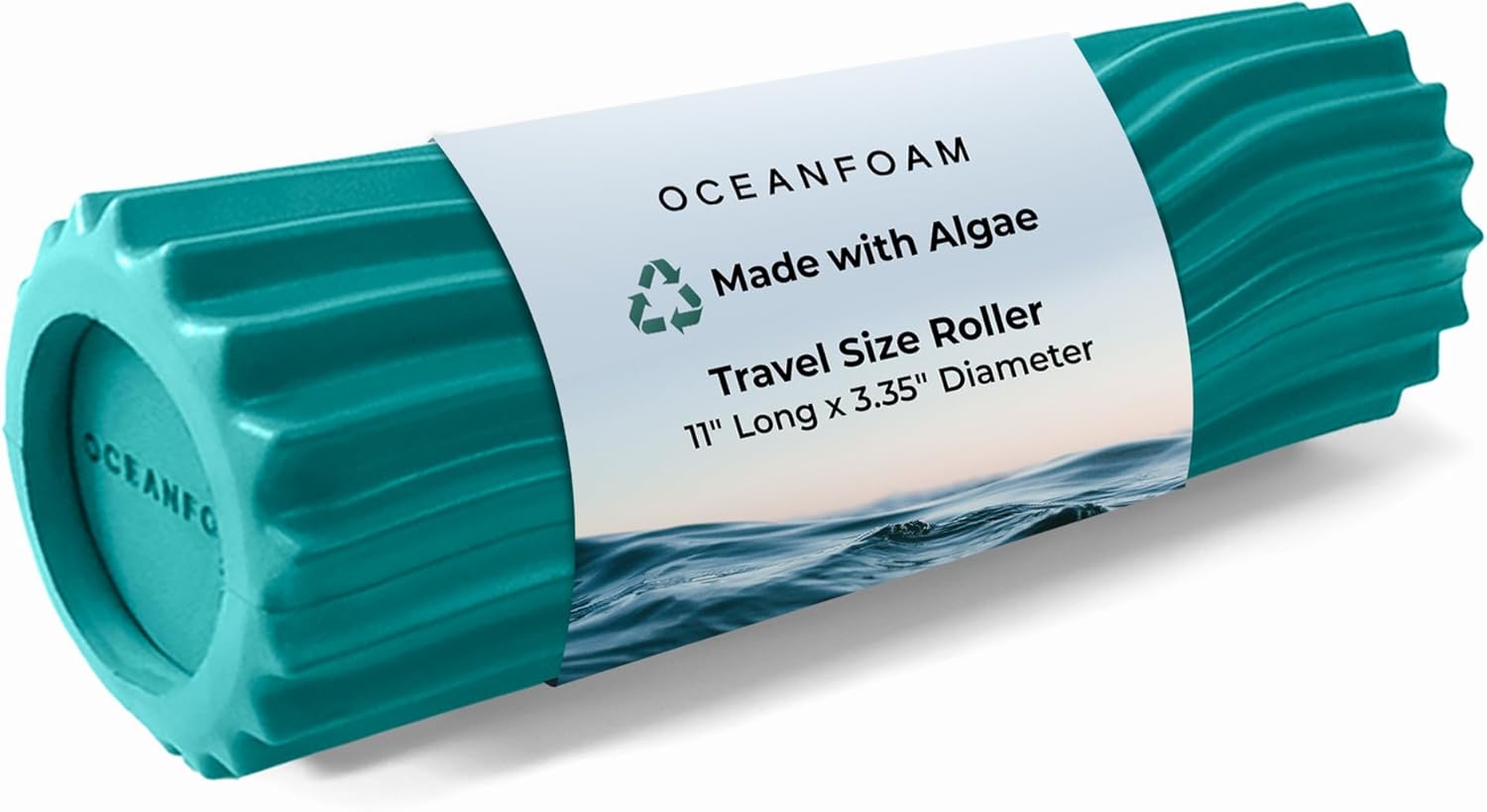 Travel-Sized Oceanfoam Ripple Roller - Pain Relief & Stretching