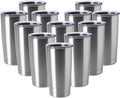 20oz Stainless Steel Tumbler 12 Pack - Double Wall Insulated Cups
