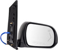 TRQ Right Mirror with Heat Power Folding Passenger Side - Direct Fit