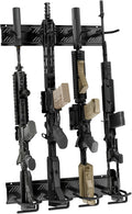 Heavy Duty Steel Gun Rack Wall Mount - Adjustable 4/8/12 Slot Upbci