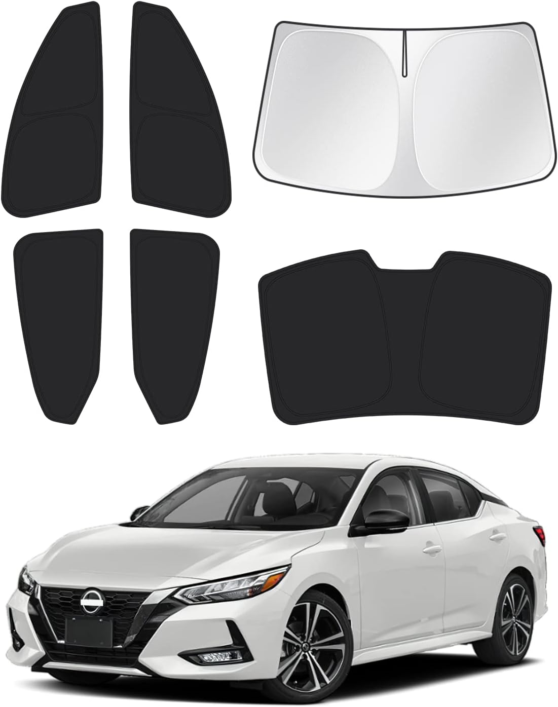 Canvcle Sunshade for 2020-2026 Nissan Sentra - 6PCS