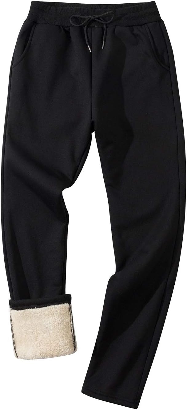 Gihuo Men's Winter Fleece Pants for Comfort and Style