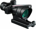 4x32 Prism Scope Red Fiber Scope Black - Compact Precision