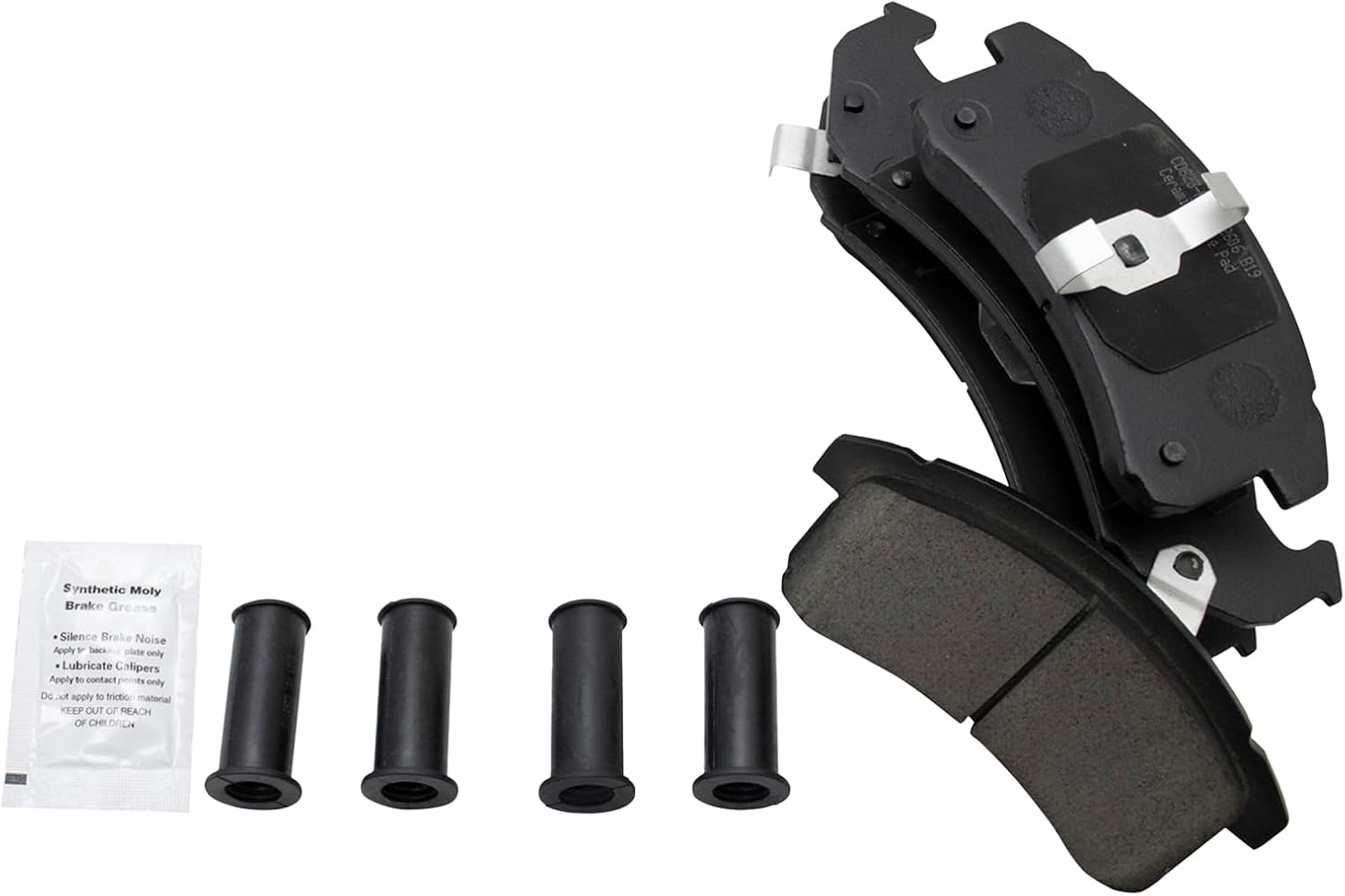 TRQ Front Posi Ceramic Brake Pad Kit Set for Buick Cadillac