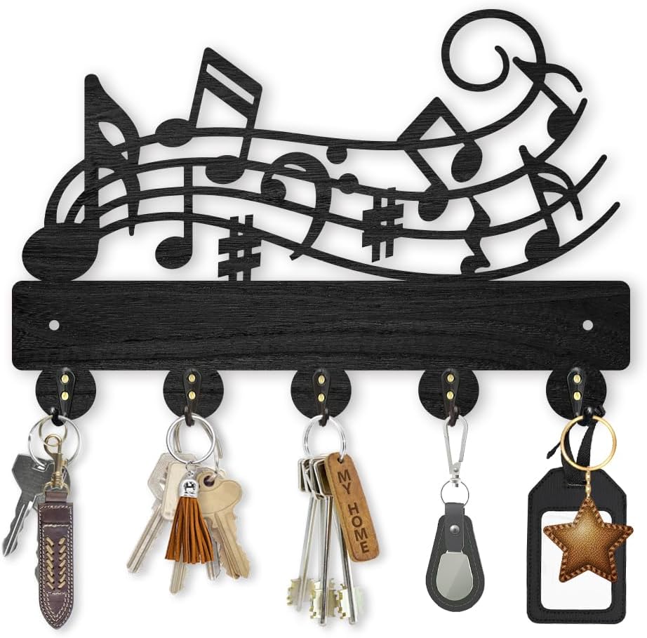 MAYJOYDIY Music Notes Coat Hook: Organize in Style!