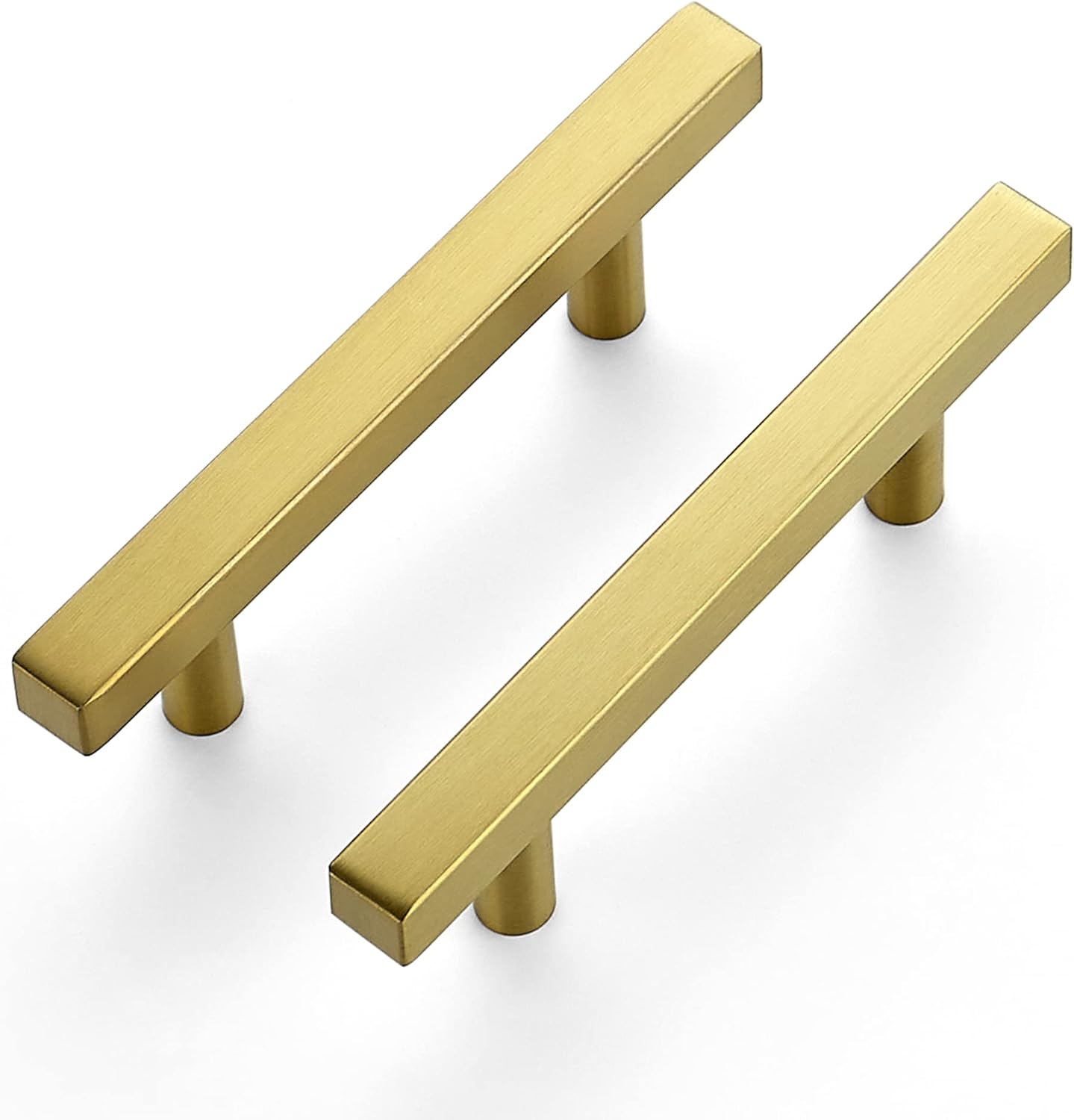 Ravinte 30 Pack 6 Inch Square Cabinet Pulls in Brushed Brass