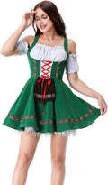 Colorful House Womens Oktoberfest Costume - Velvet Dirndl Dress