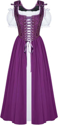 Scarlet Darkness Renaissance Costume for Women - Puff Sleeve Corset