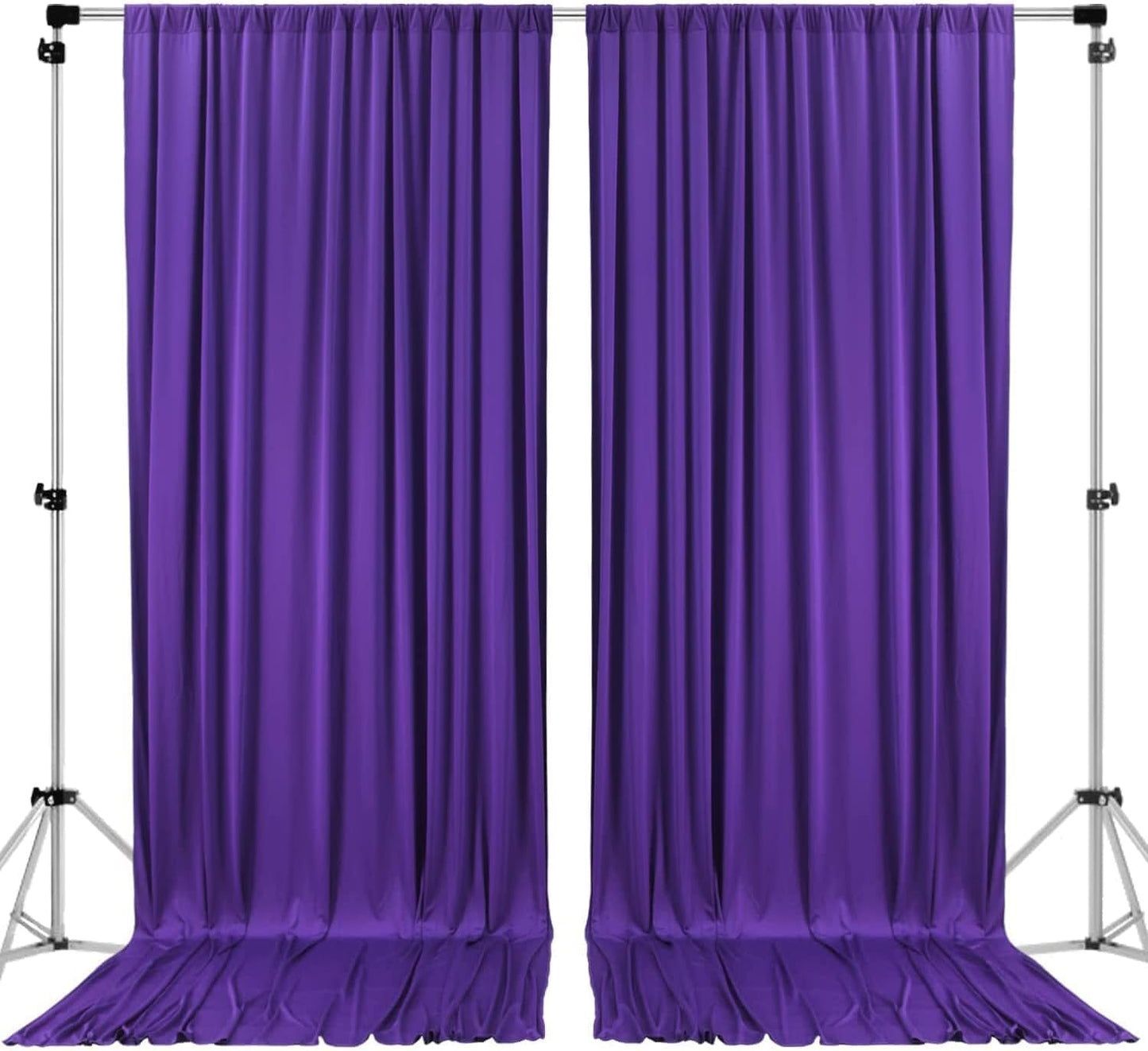 10ft x 8ft IFR Polyester Backdrop Drapes for Events & Home