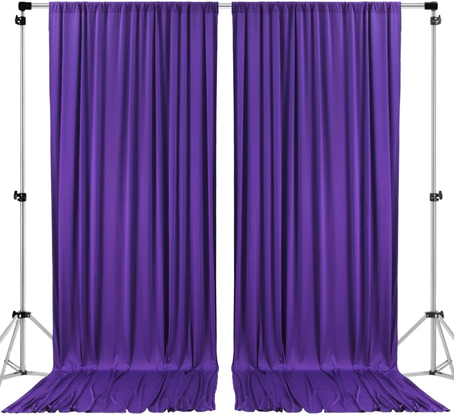 10ft x 8ft IFR Polyester Backdrop Drapes for Events & Home