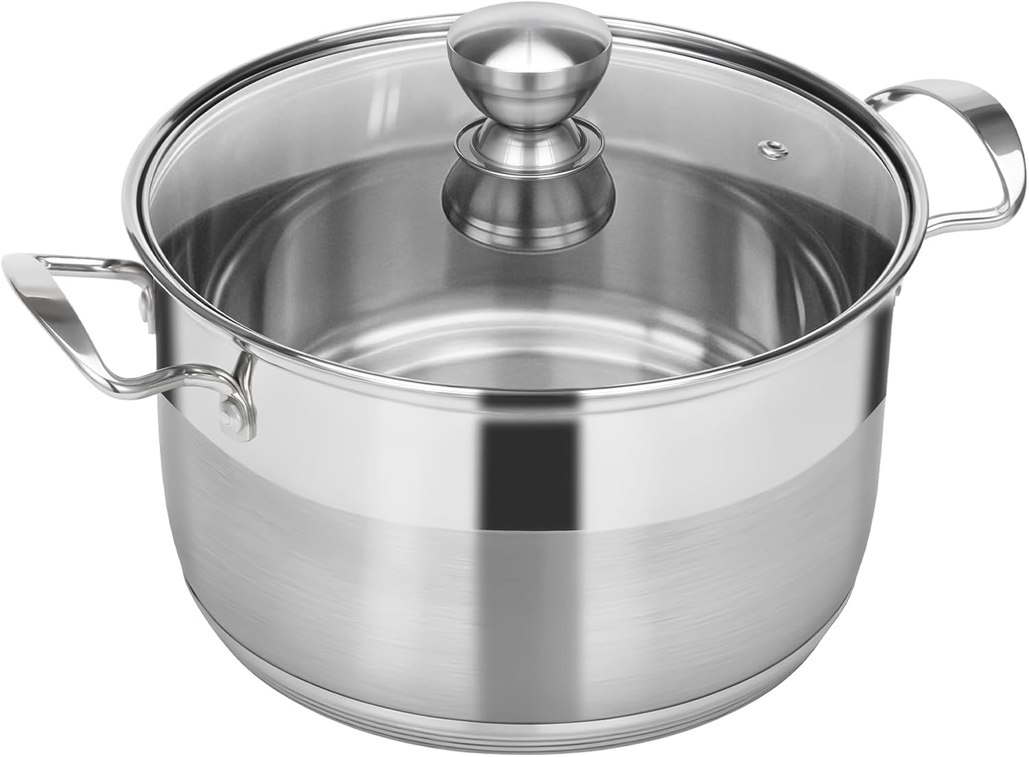 Ohtomber 12 Quart Stainless Steel Stock Pot for Cooking Needs