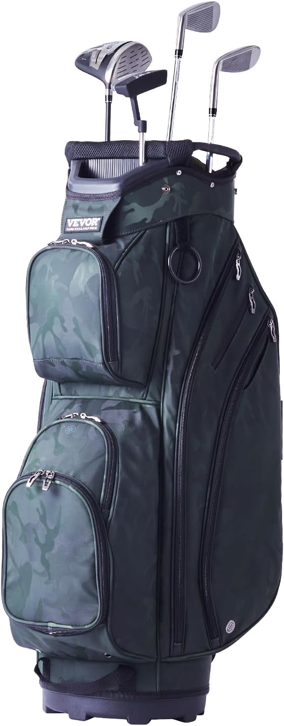 VEVOR Golf Cart Bag with 14 Way Organizer and Durable Design