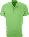 Men's Omega Solid Mesh Tech Polo for Golf - Moisture Wicking Fit