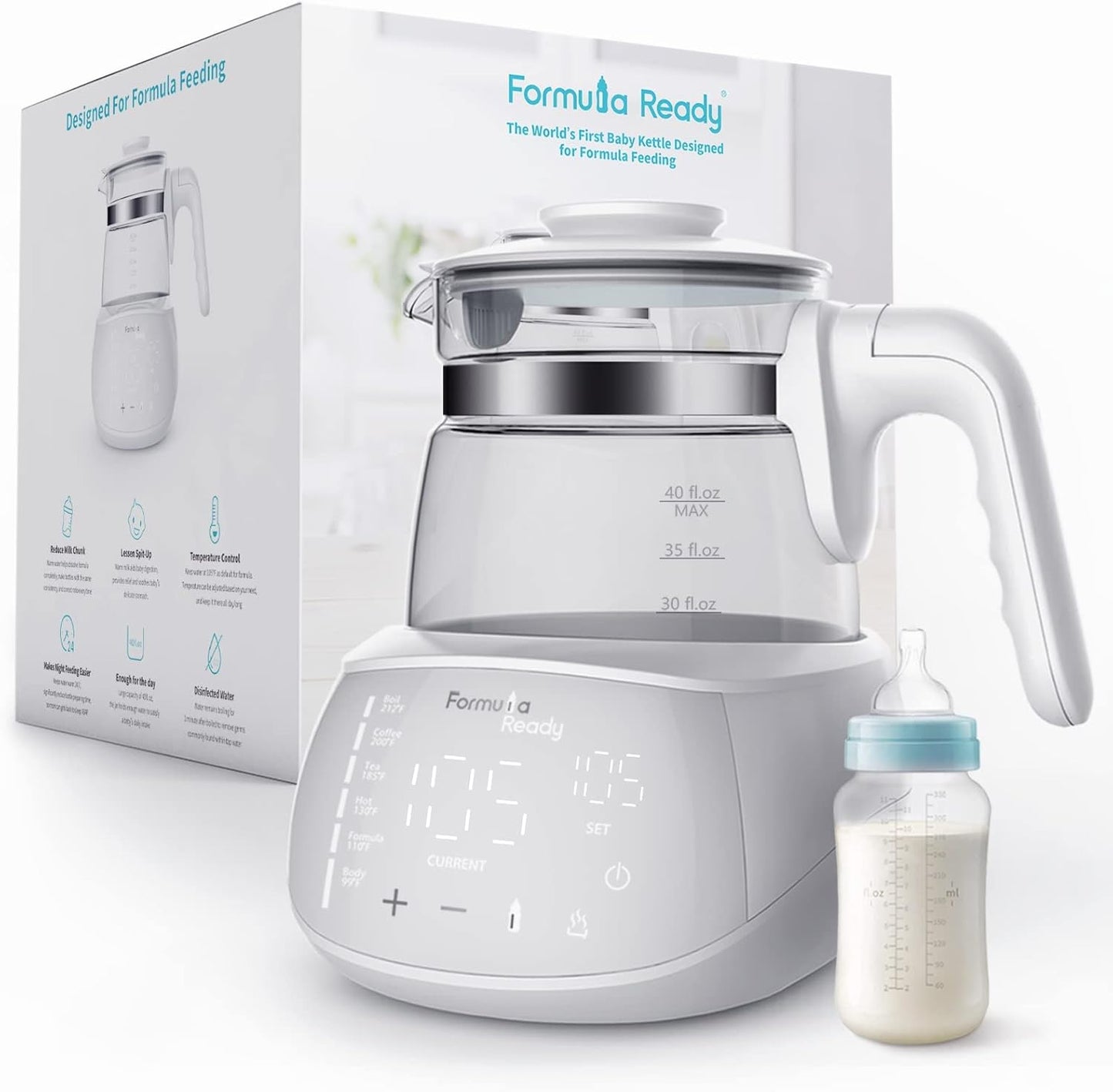 Baby Water Kettle for Instant Boiling and Perfect Temperature