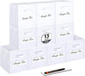 13 in Cube Storage Bins Set of 10 - Collapsible Fabric Organizer Cubes