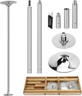 PRIOR FITNESS Premium Dance Pole 45mm Spinning & Static - Adjustable
