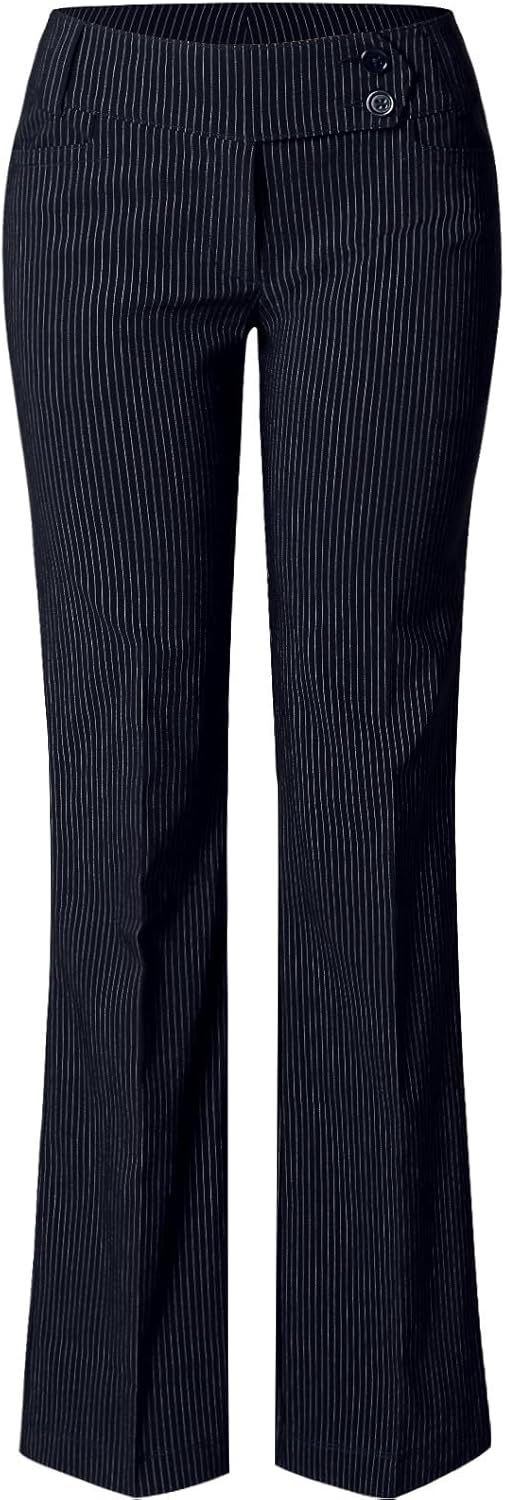 Ultra Stretch Comfy Bootcut Dress Pants for Work and Office