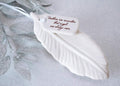 Sympathy Feather Ornament - Reminds Loved Ones Angels Are Near