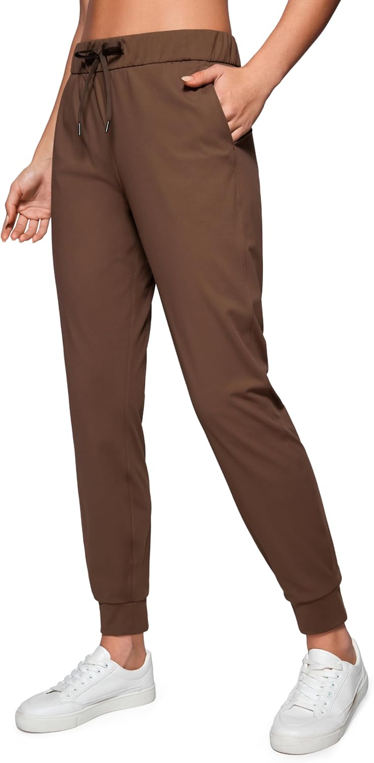 CRZ YOGA 4-Way Stretch Joggers for Women - Perfect for Travel